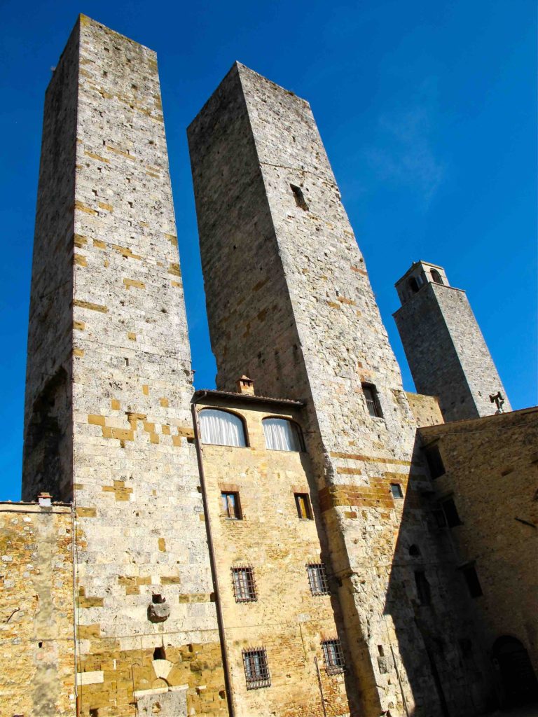 The Twin Towers In San Gimignano Italics Art And Landscape